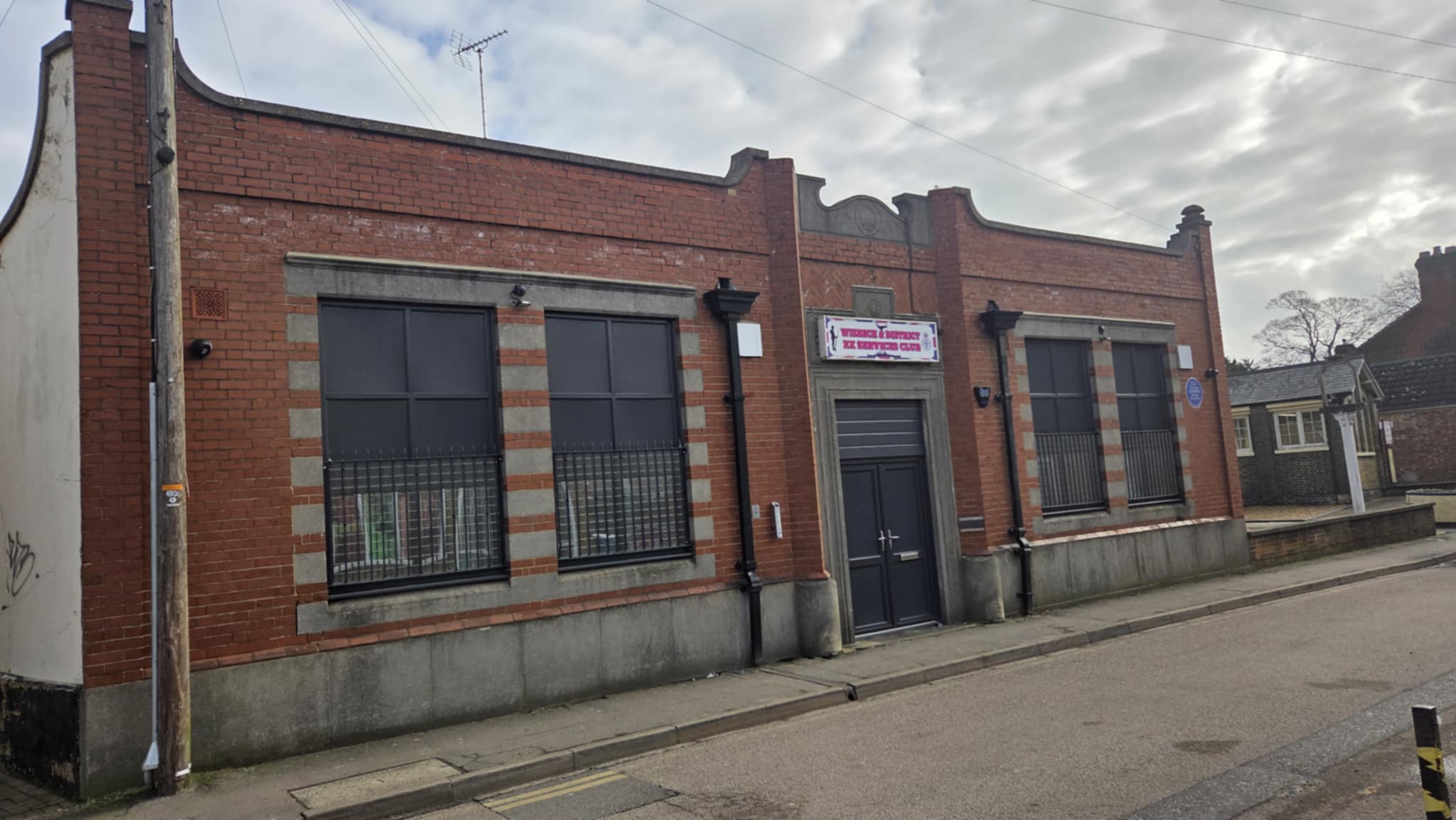 Outside of Wisbech EX Services Club venue